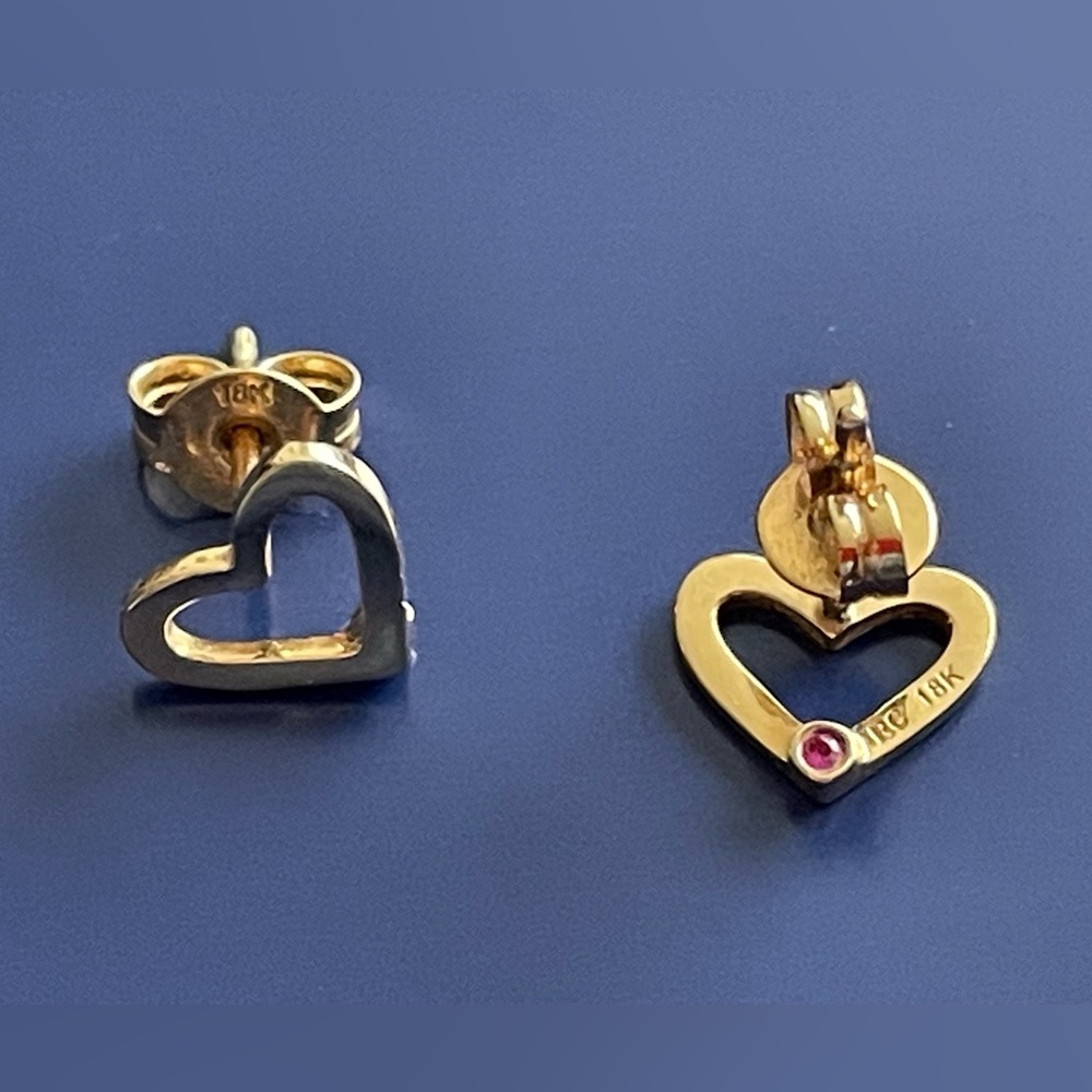 Roberto Coin Open Heart Earrings